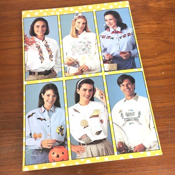 Iron-On Transfers 90's  Hundreds of Designs Vtg Book - Picture 15 of 15